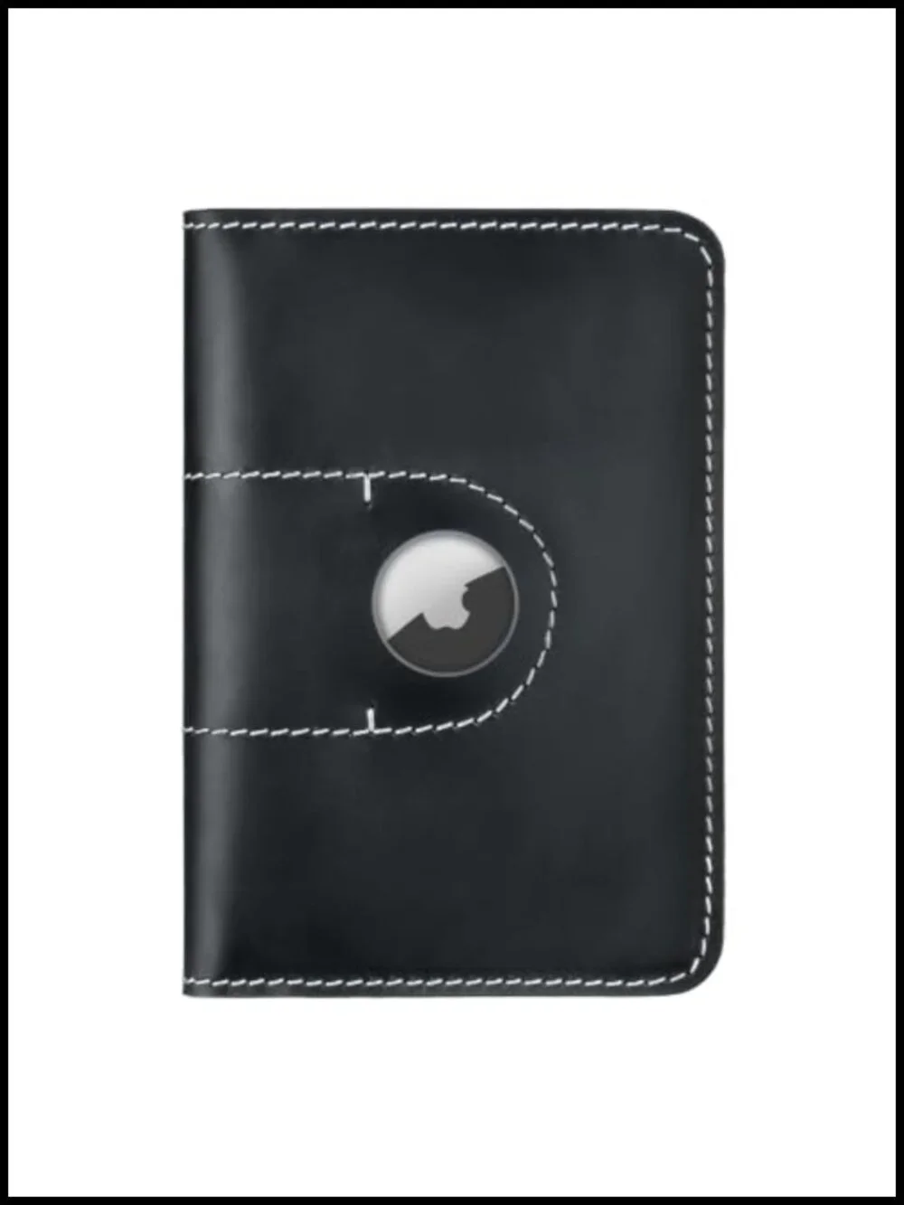 Genuine Leather Passport Holder with Card and Boarding Pass Slots